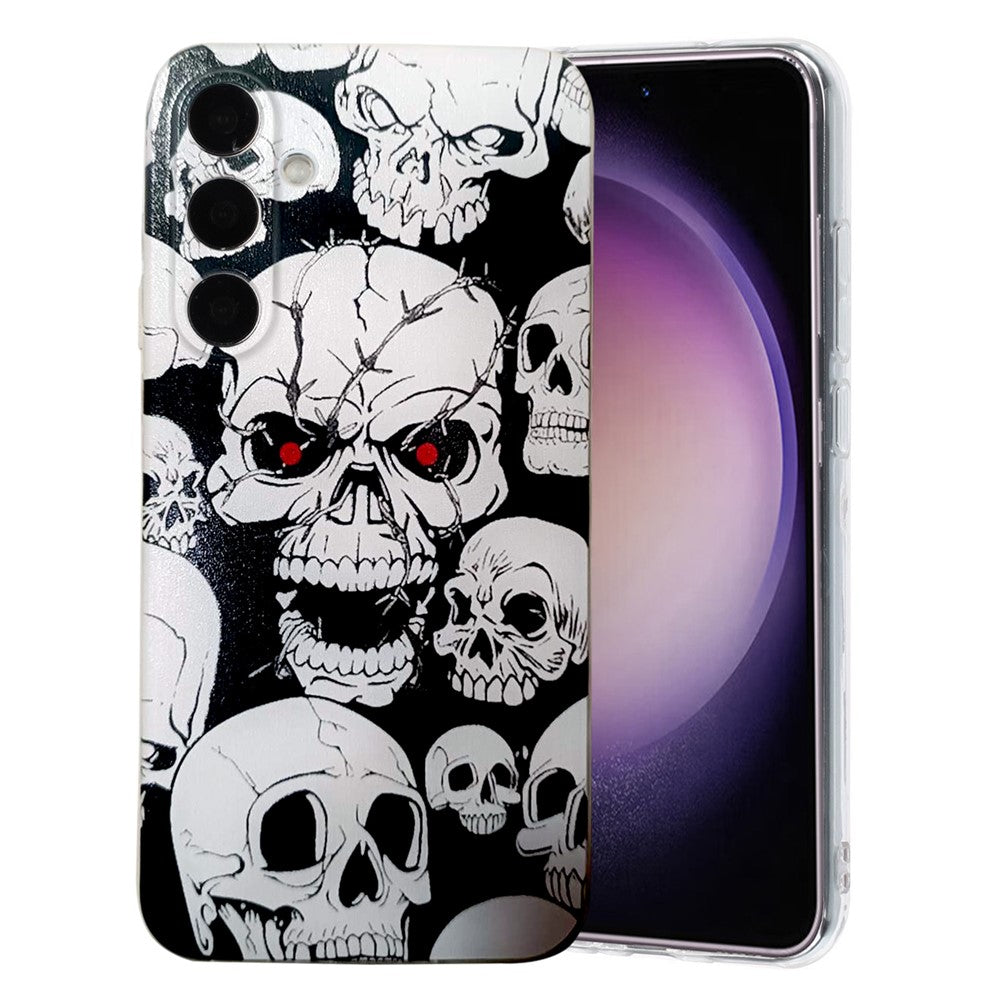 For Samsung Galaxy A17 5G / A26 5G Case Pattern Printing Cell Phone TPU Back Cover - Skull
