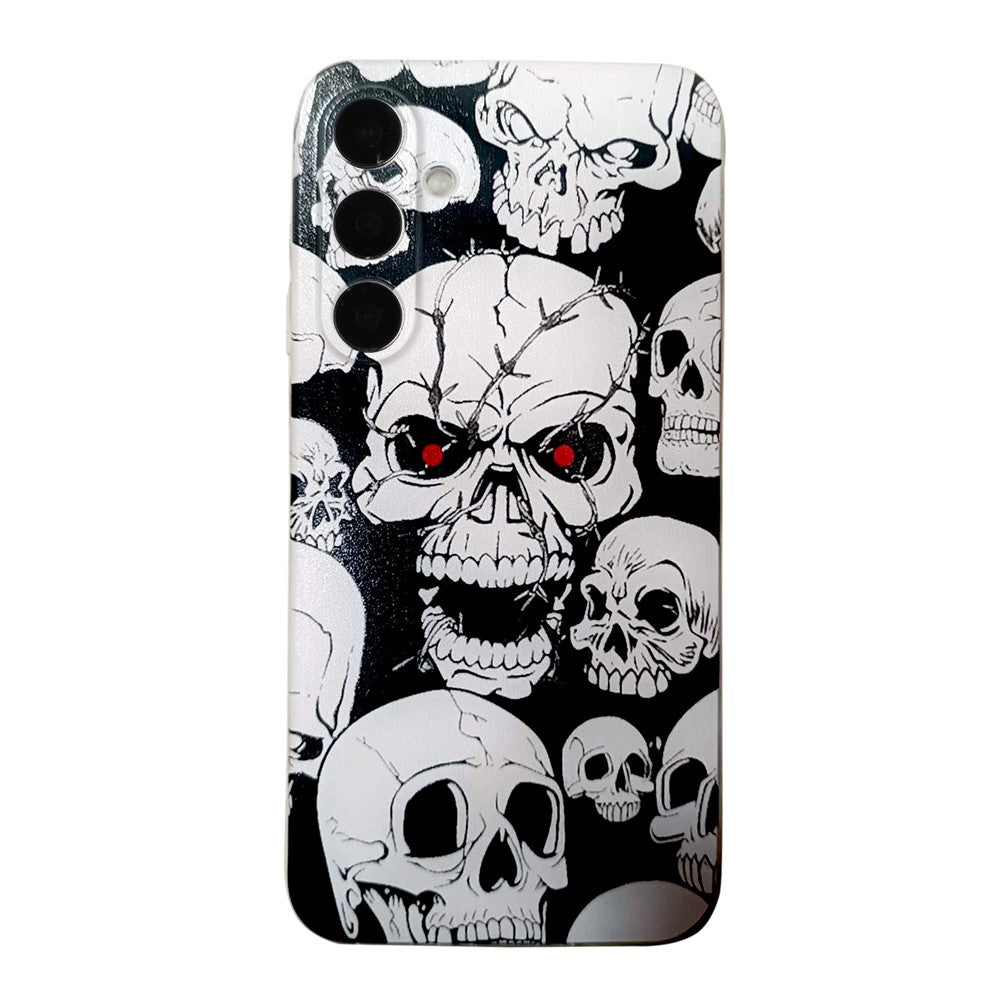 For Samsung Galaxy A17 5G / A26 5G Case Pattern Printing Cell Phone TPU Back Cover - Skull