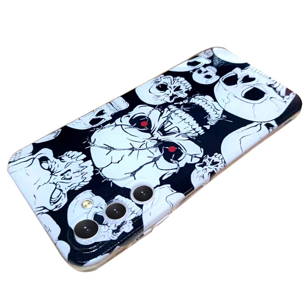 For Samsung Galaxy A17 5G / A26 5G Case Pattern Printing Cell Phone TPU Back Cover - Skull