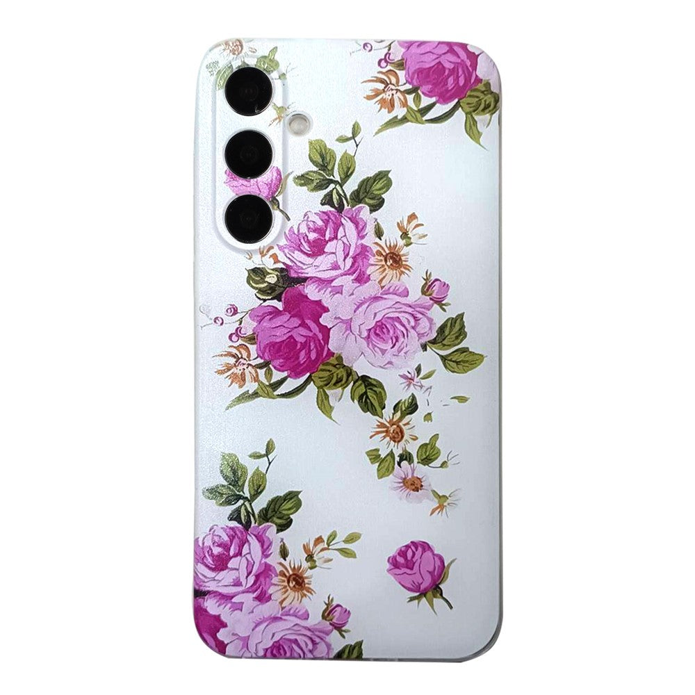 For Samsung Galaxy A17 5G / A26 5G Case Pattern Printing Cell Phone TPU Back Cover - Rose Flower