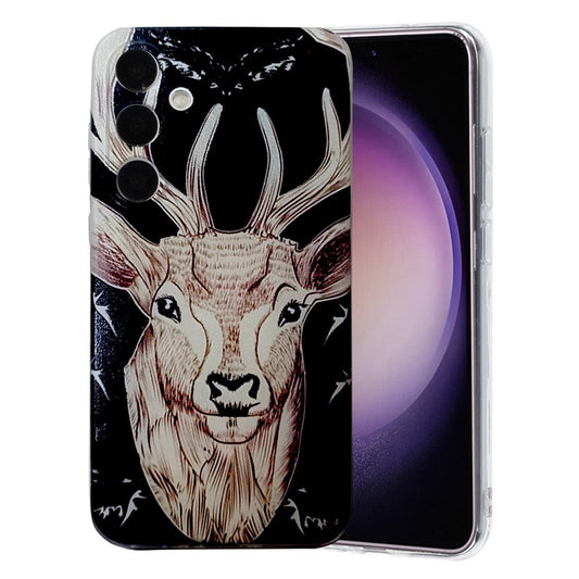 For Samsung Galaxy A17 5G / A26 5G Case Pattern Printing Cell Phone TPU Back Cover - Deer Head