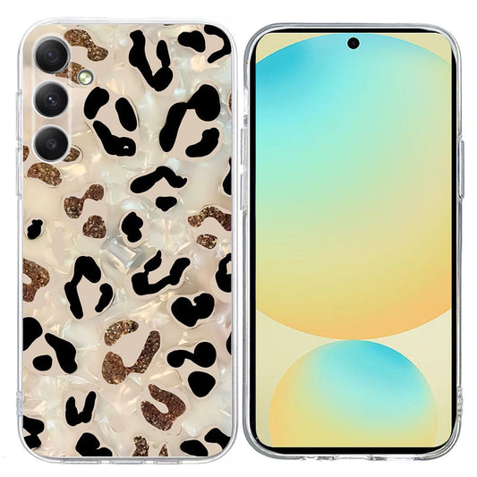 For Samsung Galaxy A17 5G / A26 5G Case Pattern Printing Shockproof Soft TPU Phone Cover - Leopard Print