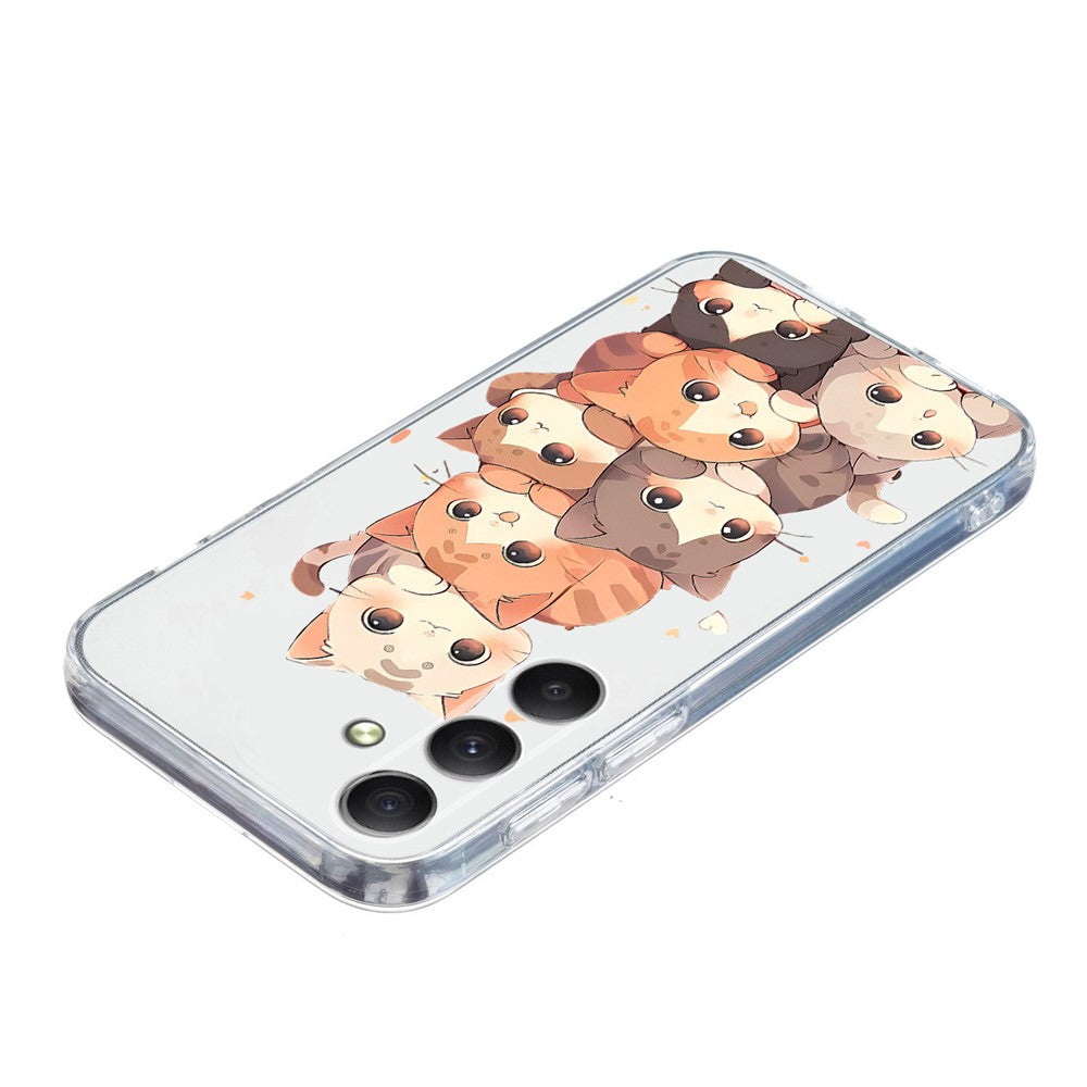 For Samsung Galaxy A17 5G / A26 5G Case Pattern Printing Shockproof Soft TPU Phone Cover - Multiple Kittens