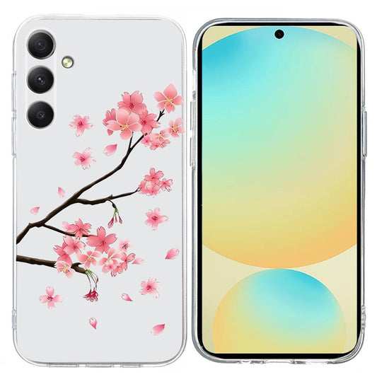 For Samsung Galaxy A17 5G / A26 5G Case Pattern Printing Shockproof Soft TPU Phone Cover - Plum Blossom