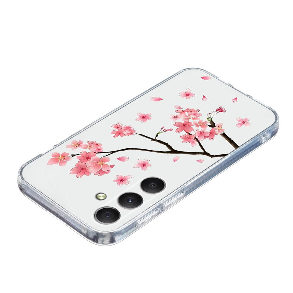 For Samsung Galaxy A17 5G / A26 5G Case Pattern Printing Shockproof Soft TPU Phone Cover - Plum Blossom