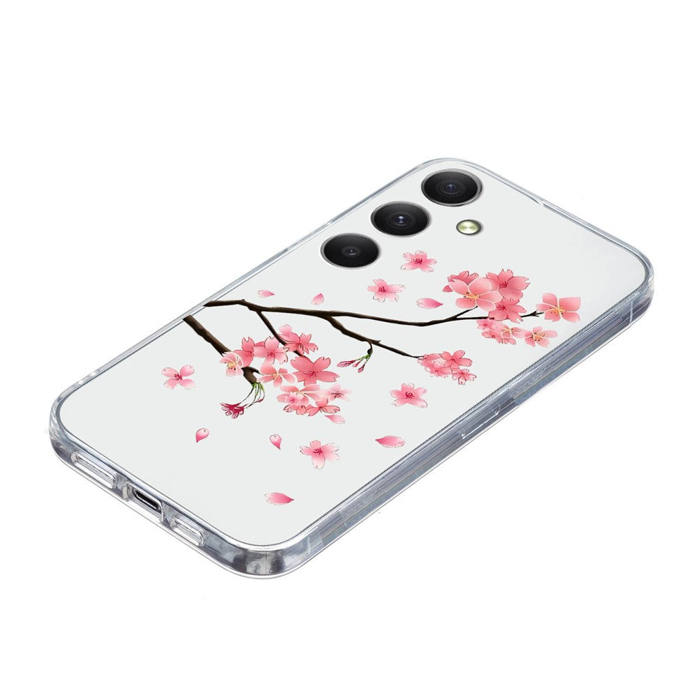 For Samsung Galaxy A17 5G / A26 5G Case Pattern Printing Shockproof Soft TPU Phone Cover - Plum Blossom