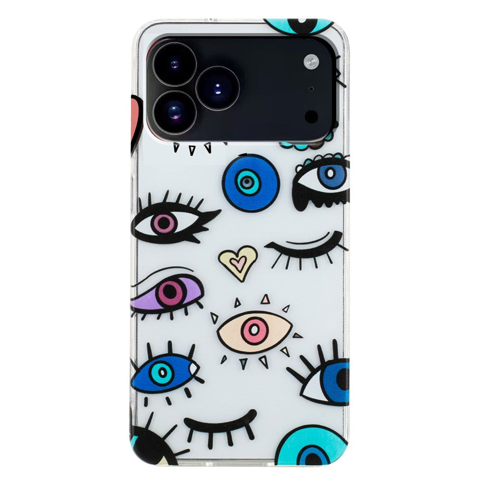 For iPhone 17 Pro Max Case Soft TPU Phone Back Cover Pattern Printing - Eye Monster
