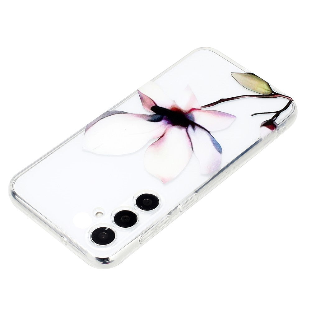 For Samsung Galaxy A17 5G / A26 5G Case Soft TPU Phone Back Cover Pattern Printing - White Flower