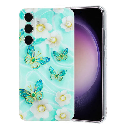 For Samsung Galaxy A17 5G / A26 5G Case Soft TPU Phone Back Cover Pattern Printing - Butterfly Flower