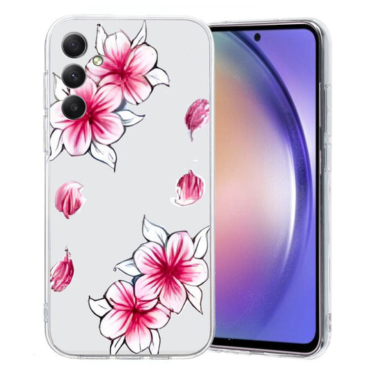 For Samsung Galaxy A17 5G / A26 5G Case Soft TPU Pattern Printing Phone Cover - Sakura