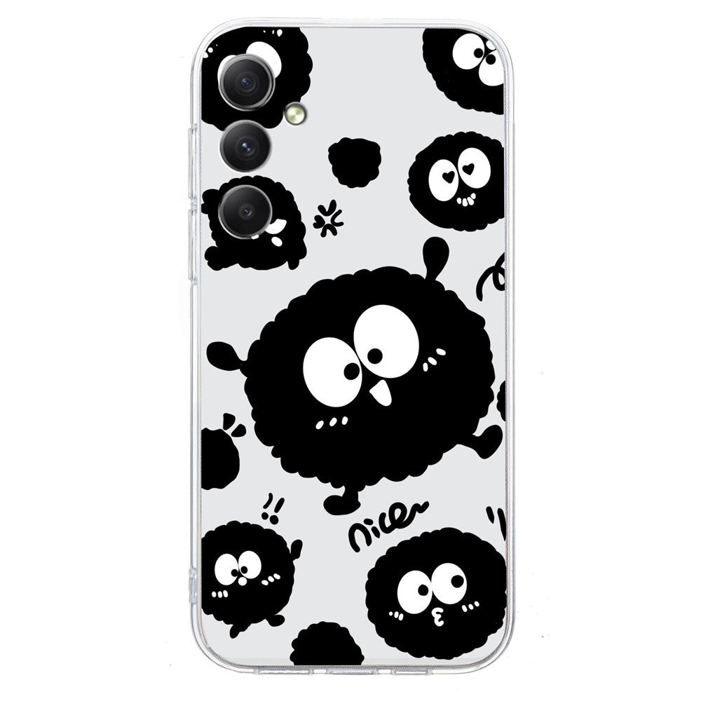 For Samsung Galaxy A17 5G / A26 5G Case Soft TPU Pattern Printing Phone Cover - Black Eyeball