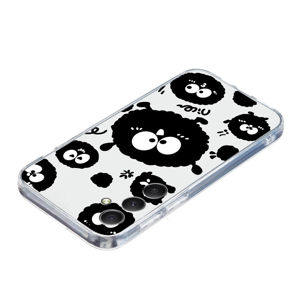 For Samsung Galaxy A17 5G / A26 5G Case Soft TPU Pattern Printing Phone Cover - Black Eyeball