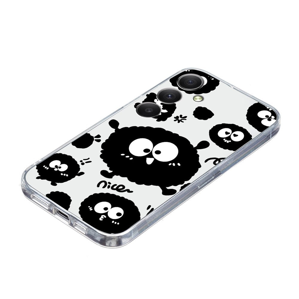 For Samsung Galaxy A17 5G / A26 5G Case Soft TPU Pattern Printing Phone Cover - Black Eyeball