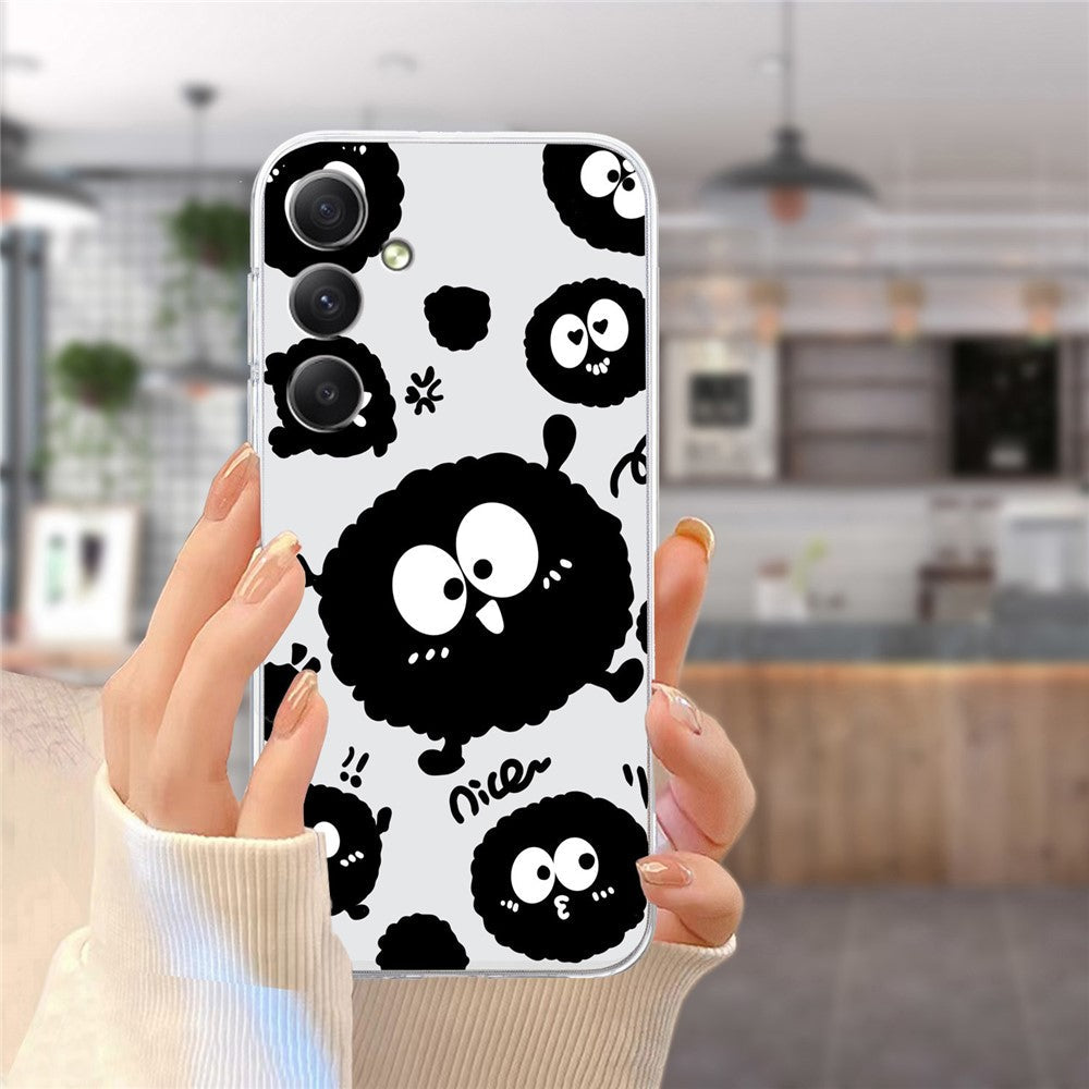 For Samsung Galaxy A17 5G / A26 5G Case Soft TPU Pattern Printing Phone Cover - Black Eyeball