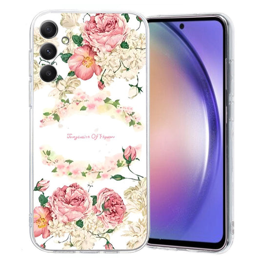 For Samsung Galaxy A17 5G / A26 5G Case Soft TPU Pattern Printing Phone Cover - Rose