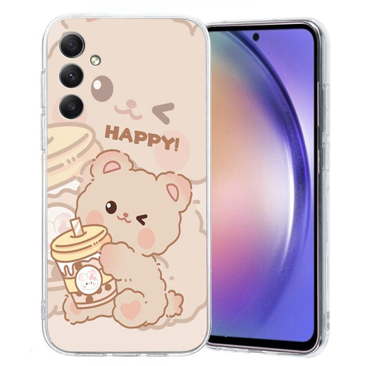 For Samsung Galaxy A17 5G / A26 5G Case Soft TPU Pattern Printing Phone Cover - Bear