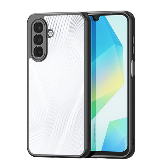 For Samsung Galaxy A17 5G Case DUX DUCIS Aimo Series TPU+PC Matte Drop-proof Phone Cover (REACH Certification) - Black