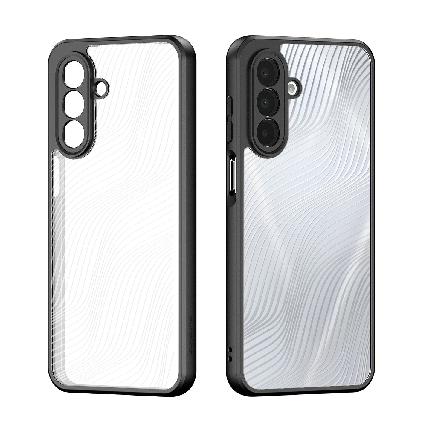 For Samsung Galaxy A17 5G Case DUX DUCIS Aimo Series TPU+PC Matte Drop-proof Phone Cover (REACH Certification) - Black