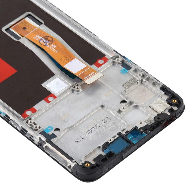 For OPPO Realme 5 Pro RMX1971 / Realme Q Grade C LCD Screen and Digitizer Assembly + Frame (without Logo)