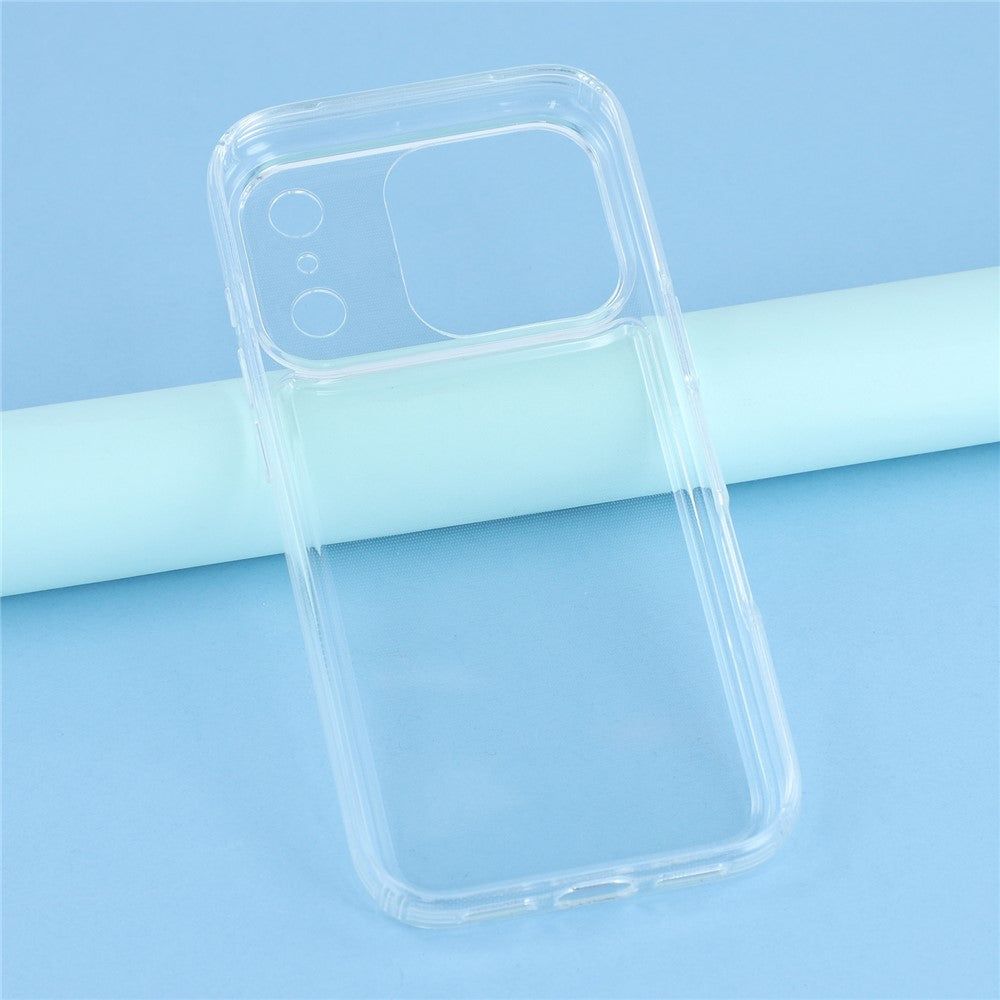 For iPhone 17 Pro Max Case HD Clear Soft TPU Phone Back Cover Airbag Protection