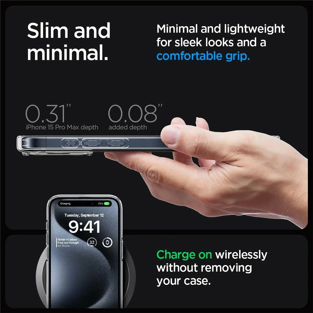 SHANWO For iPhone 17 Pro Max Clear Phone Case 1.5mm Shockproof TPU Mobile Back Cover