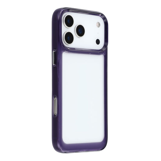 For iPhone 17 Pro Max Cell Phone Case TPU + PC 2.0mm Anti-Scratch Cover - Transparent Purple