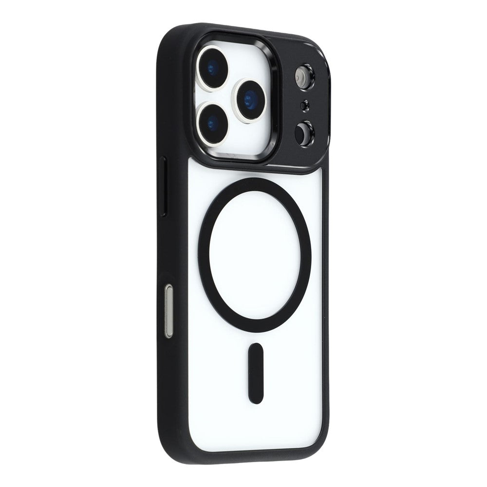 FULEXIN For iPhone 17 Pro Max Case Compatible with MagSafe Anti Drop TPU + PC Phone Cover - Black