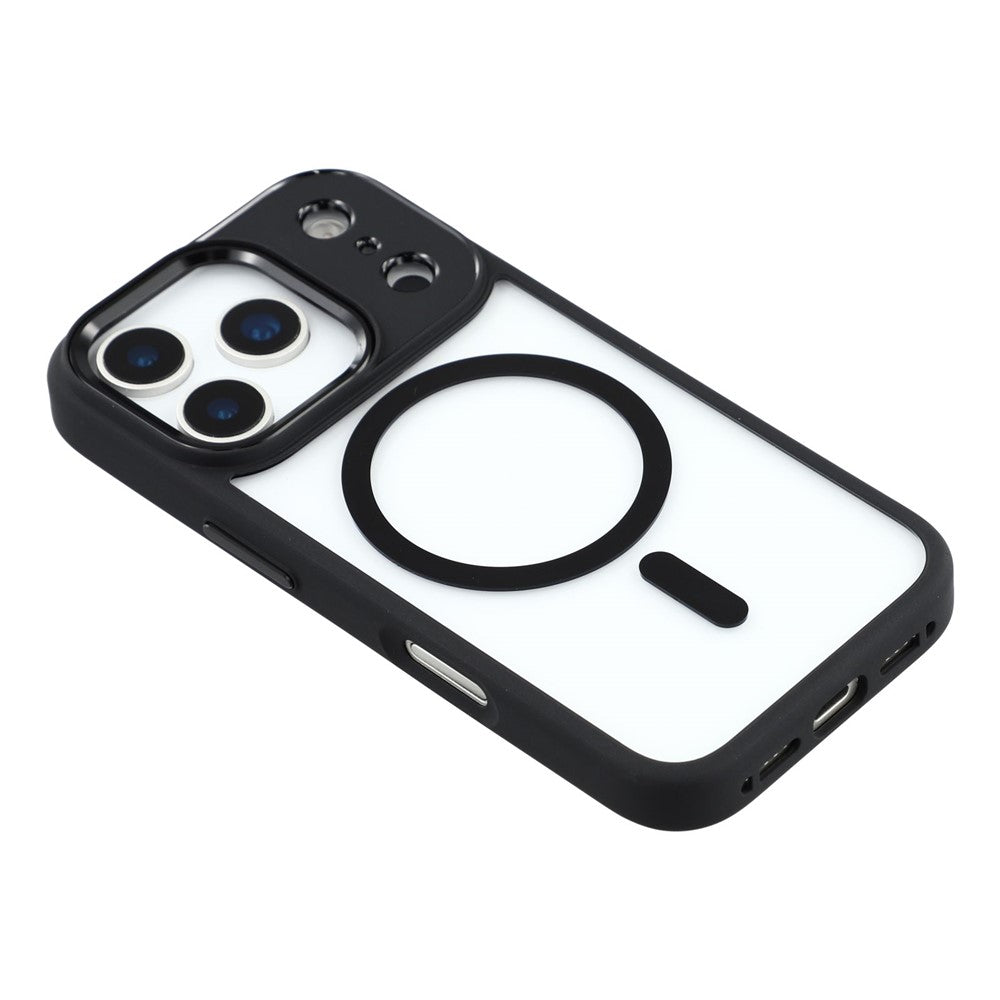 FULEXIN For iPhone 17 Pro Max Case Compatible with MagSafe Anti Drop TPU + PC Phone Cover - Black