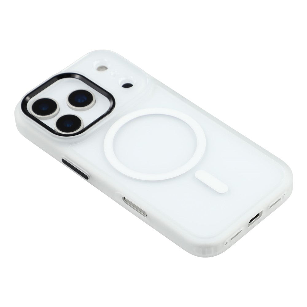 FULEXIN For iPhone 17 Pro Max Case Compatible with MagSafe Anti Drop TPU + PC Phone Cover - White
