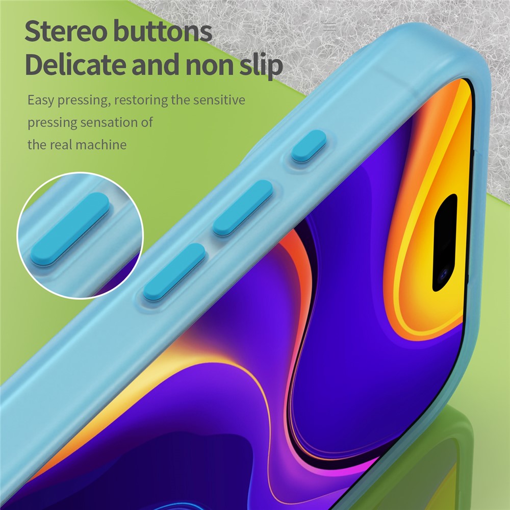 For iPhone 17 Pro Max Case Compatible with MagSafe TPU + PC Slim Matte Translucent Phone Cover - Blue