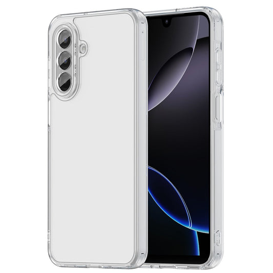 For Samsung Galaxy A17 5G Case TPU + Acrylic Phone Back Cover Anti Yellowing - Transparent