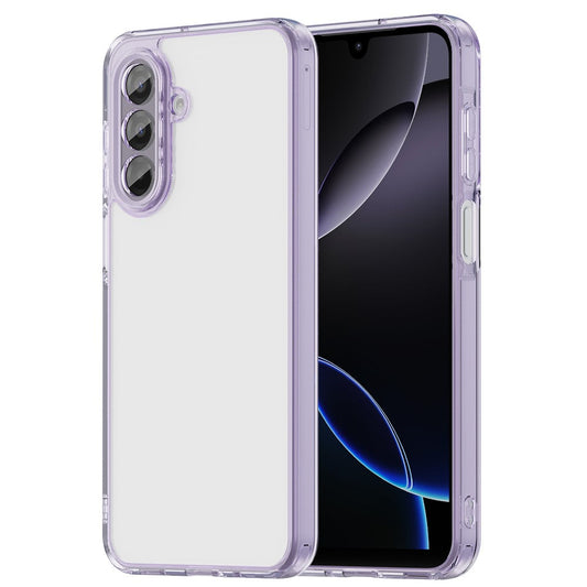 For Samsung Galaxy A17 5G Case TPU + Acrylic Phone Back Cover Anti Yellowing - Purple