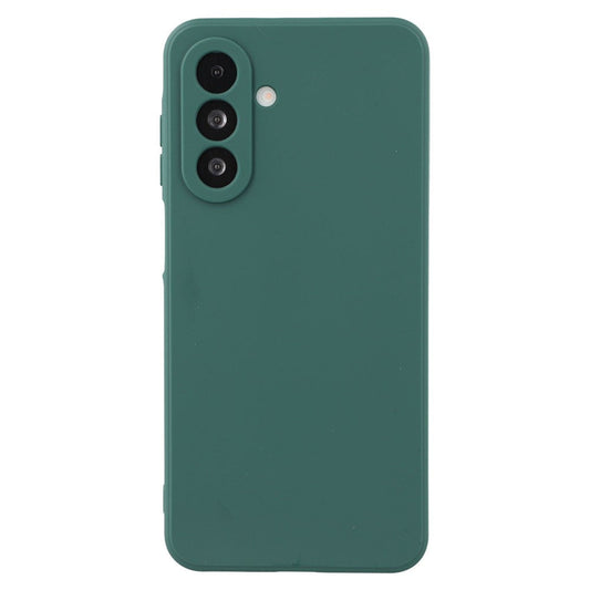 For Samsung Galaxy A17 5G Case Precise Cutouts Straight Edge TPU Shockproof Phone Cover - Army Green