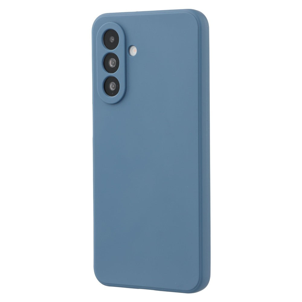 For Samsung Galaxy A17 5G Case Precise Cutouts Straight Edge TPU Shockproof Phone Cover - Sapphire