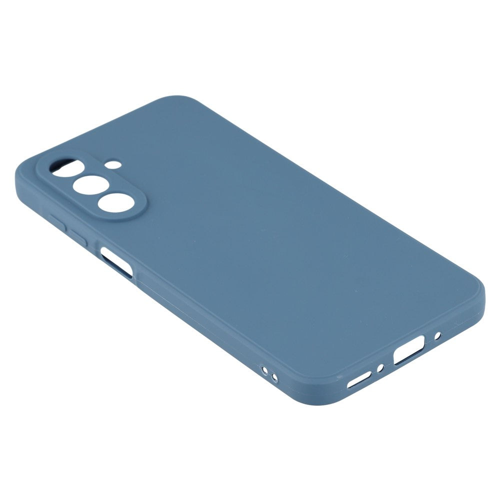 For Samsung Galaxy A17 5G Case Precise Cutouts Straight Edge TPU Shockproof Phone Cover - Sapphire