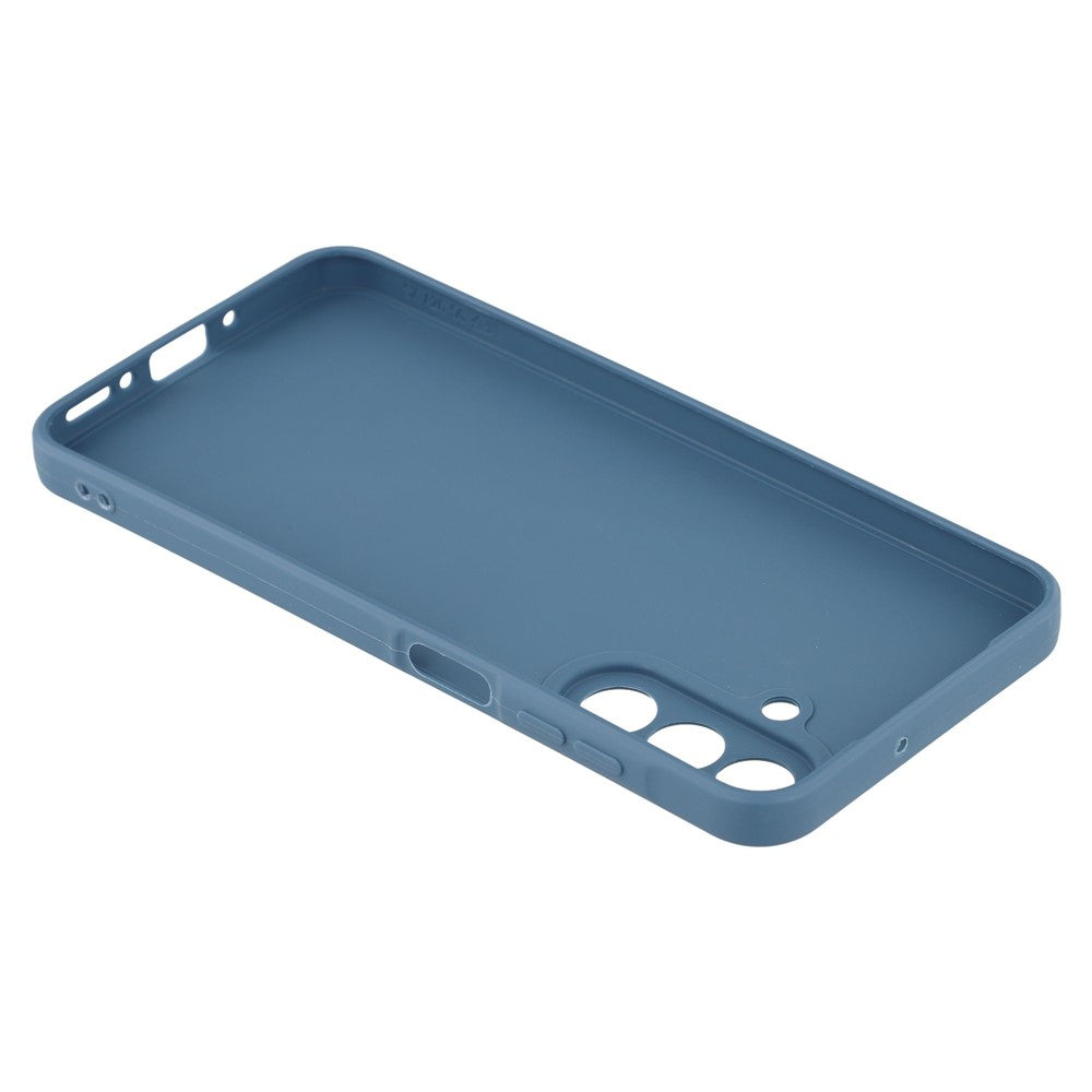 For Samsung Galaxy A17 5G Case Precise Cutouts Straight Edge TPU Shockproof Phone Cover - Sapphire