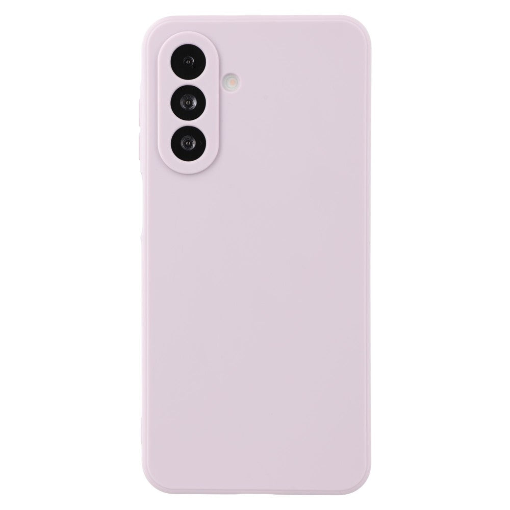 For Samsung Galaxy A17 5G Case Precise Cutouts Straight Edge TPU Shockproof Phone Cover - Purple