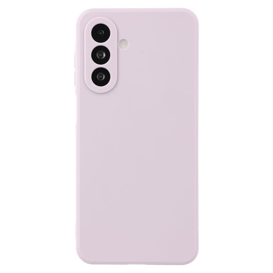 For Samsung Galaxy A17 5G Case Precise Cutouts Straight Edge TPU Shockproof Phone Cover - Purple