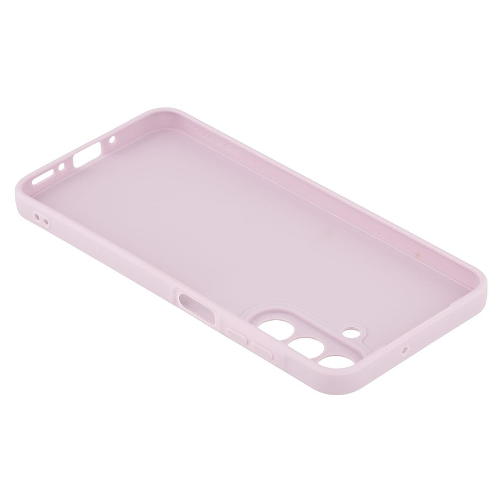 For Samsung Galaxy A17 5G Case Precise Cutouts Straight Edge TPU Shockproof Phone Cover - Purple
