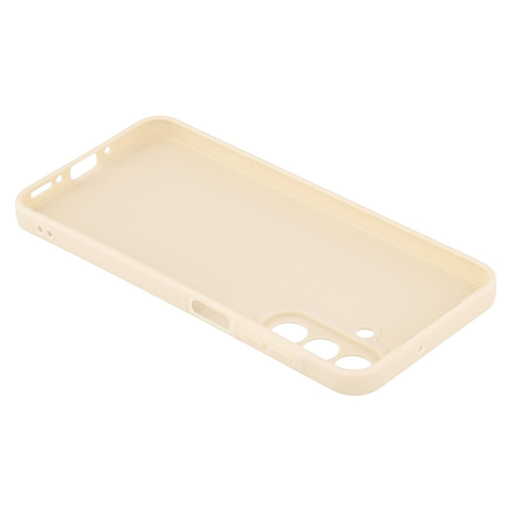 For Samsung Galaxy A17 5G Case Precise Cutouts Straight Edge TPU Shockproof Phone Cover - White