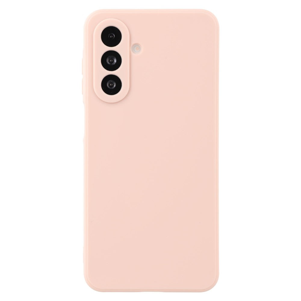 For Samsung Galaxy A17 5G Case Precise Cutouts Straight Edge TPU Shockproof Phone Cover - Pink