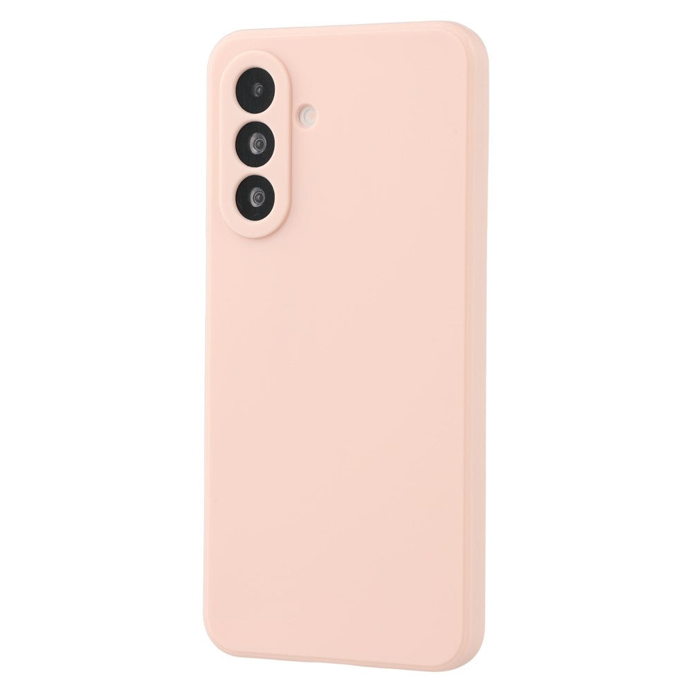 For Samsung Galaxy A17 5G Case Precise Cutouts Straight Edge TPU Shockproof Phone Cover - Pink