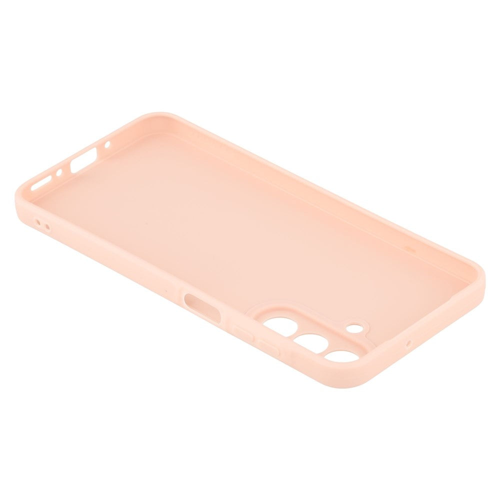 For Samsung Galaxy A17 5G Case Precise Cutouts Straight Edge TPU Shockproof Phone Cover - Pink