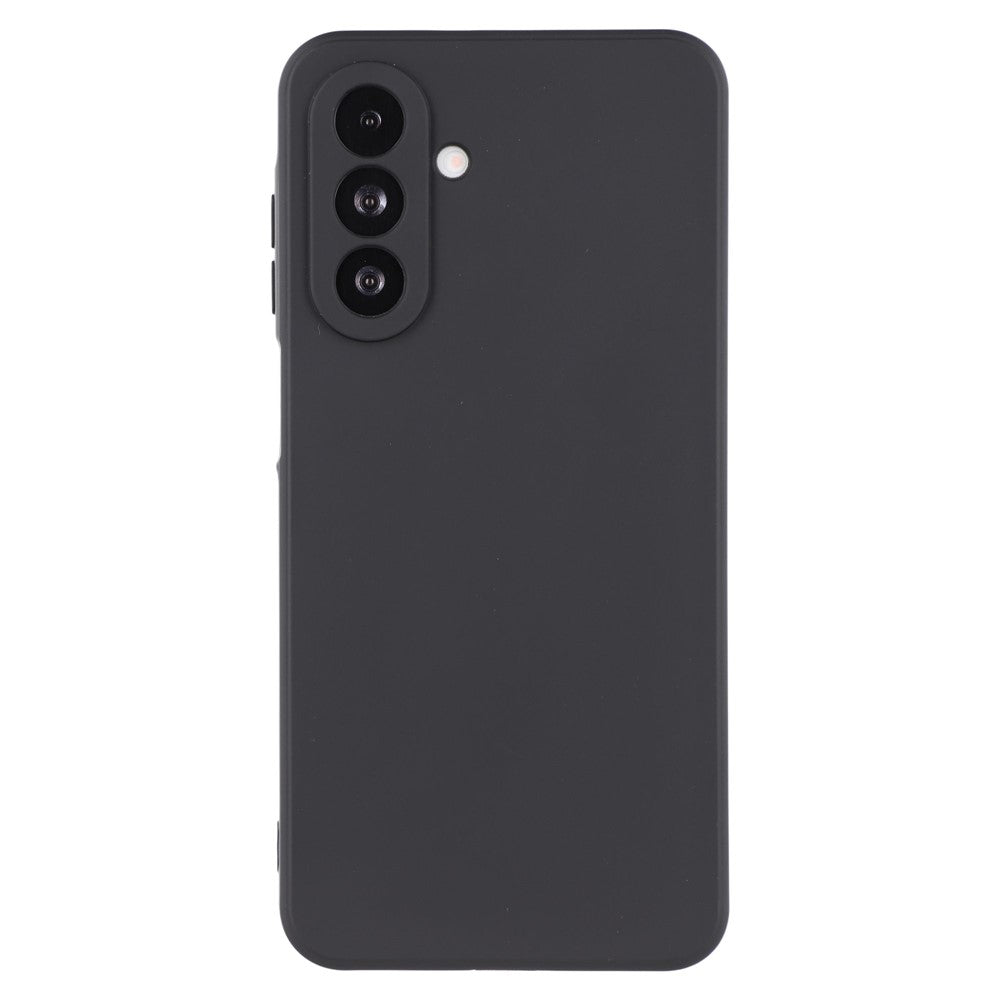 For Samsung Galaxy A17 5G Case Precise Cutouts Straight Edge TPU Shockproof Phone Cover - Black