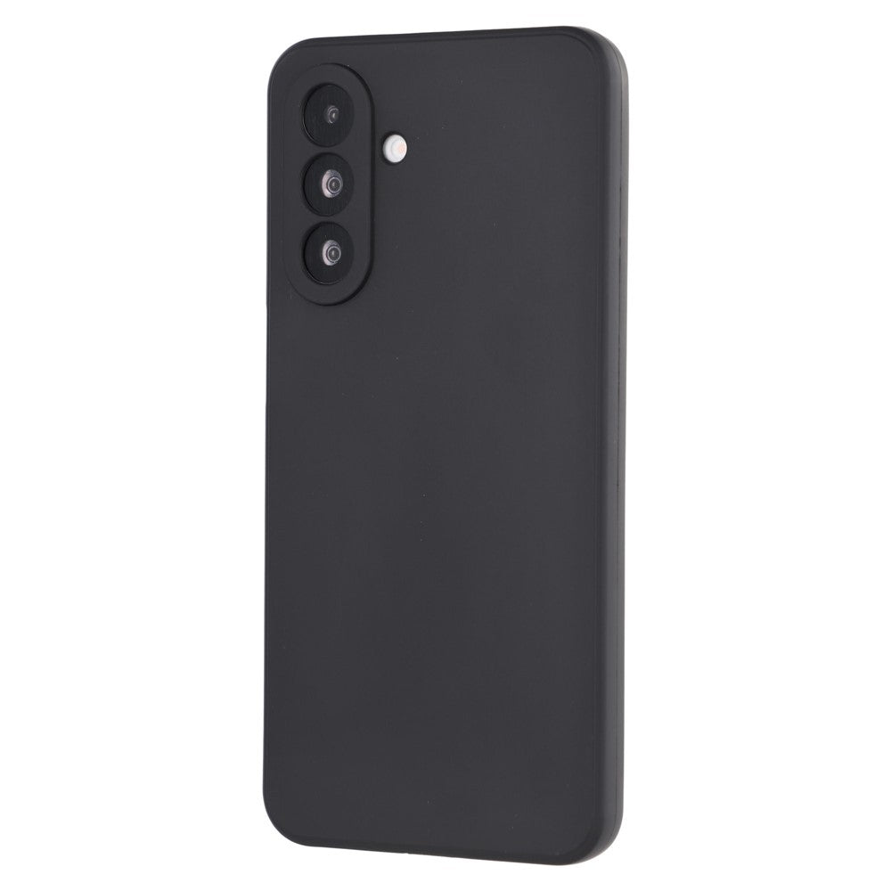 For Samsung Galaxy A17 5G Case Precise Cutouts Straight Edge TPU Shockproof Phone Cover - Black