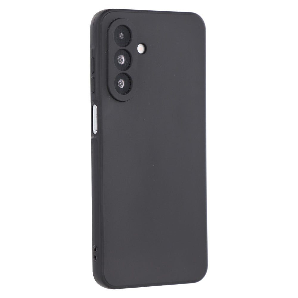 For Samsung Galaxy A17 5G Case Precise Cutouts Straight Edge TPU Shockproof Phone Cover - Black