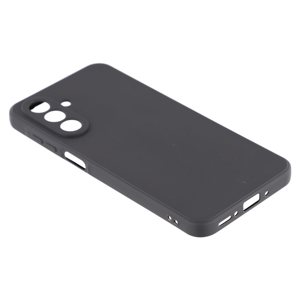 For Samsung Galaxy A17 5G Case Precise Cutouts Straight Edge TPU Shockproof Phone Cover - Black