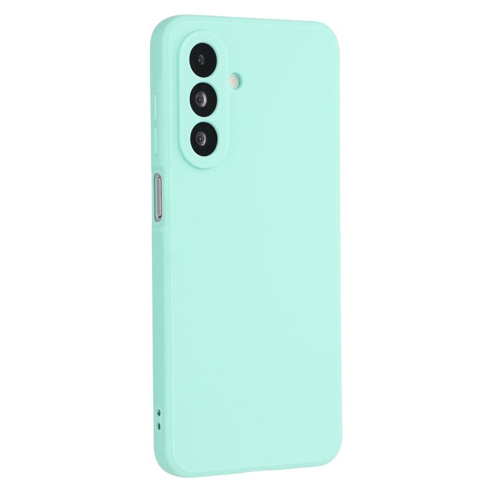 For Samsung Galaxy A17 5G Case Precise Cutouts Straight Edge TPU Shockproof Phone Cover - Baby Blue
