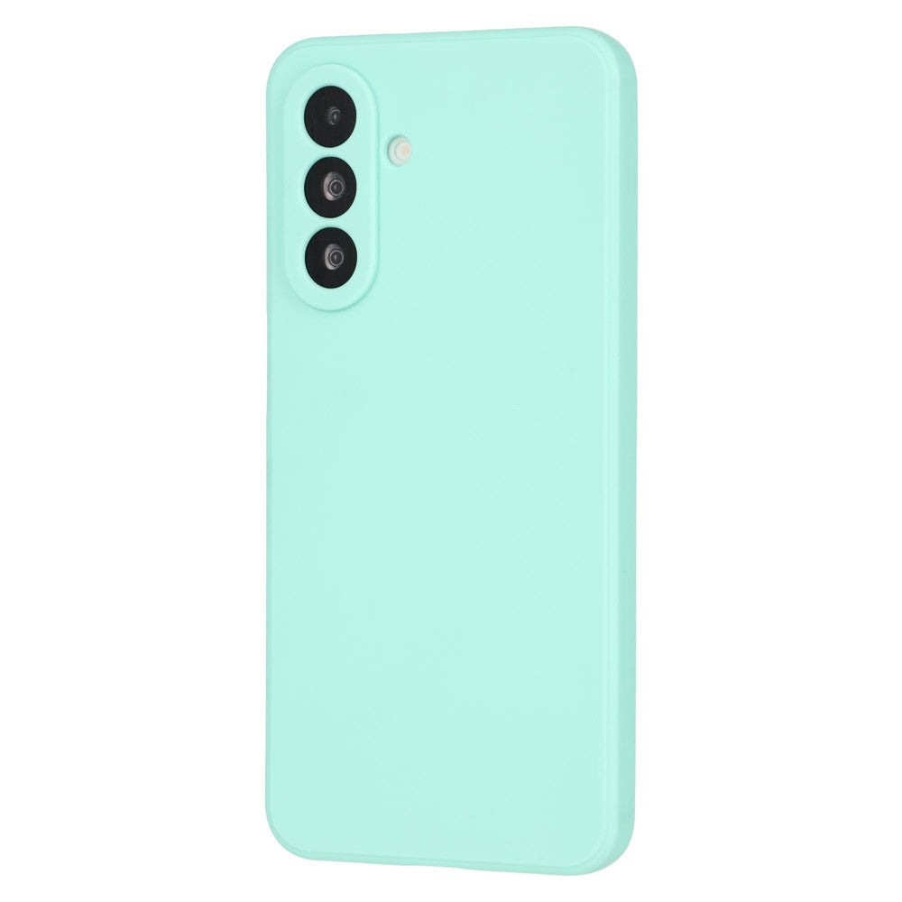 For Samsung Galaxy A17 5G Case Precise Cutouts Straight Edge TPU Shockproof Phone Cover - Baby Blue