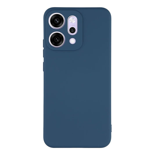 For Oppo Reno14 Pro 5G (Global) Case TPU Back Soft Anti-Scratch Fiber Lining Phone Cover - Sapphire